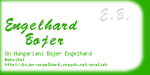 engelhard bojer business card